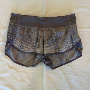 Lululemon Speed Up Low Rise Short.